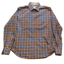 Load image into Gallery viewer, Bugatchi Shirt Mens Extra Large Long Sleeve Plaid Button Down Academia Preppy