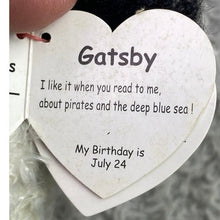 Load image into Gallery viewer, Ty Beanie Boos Gatsby Dog Plush Toy Stuffed Animal w/ Tag Retired