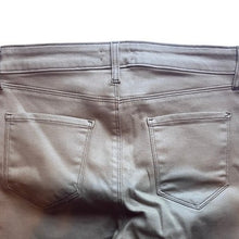 Load image into Gallery viewer, L'AGENCE Pants Womens 26 Coated High Rise Straight Leg Khaki Beige Academia