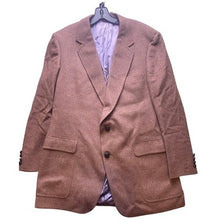 Load image into Gallery viewer, Hart Schaffner Marx Sports Coat Mens 44L Camel Hair 2 Button Blazer Suit Jacket