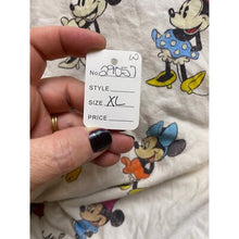 Load image into Gallery viewer, Minnie Mouse Shirt Womens Extra Large Disney Script Spellout Evolution AOP