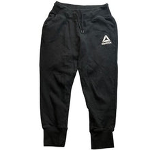 Load image into Gallery viewer, Reebok Sweatpants Mens Medium Jogger Activewear Training Gym SpellOut Logo Black