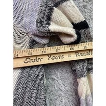 Load image into Gallery viewer, Altar'd State Cardigan Womens Medium Striped Waterfall Pockets Preppy Beachy