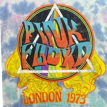Load image into Gallery viewer, Pink Floyd Shirt Mens Large London Tie-Dye Spell Out Punk Rock Grunge Streetwear