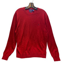 Load image into Gallery viewer, Ralph Lauren Sweater Mens Extra Large Merino Wool Slim Fit Red Academia