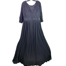 Load image into Gallery viewer, Ever Pretty Dress Womens 16 Black Lace Top Chiffon Skirt Maxi Gown Formal NWT
