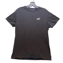 Load image into Gallery viewer, Vans Shirt Mens Medium Skater Skateboard Spellout Graphic Logo Script Black