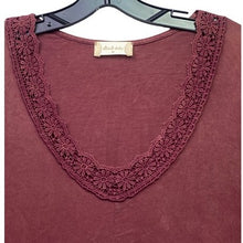 Load image into Gallery viewer, Altar'd State Shirt Womens Medium Lace Flowy Preppy Academia Career Office