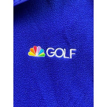 Load image into Gallery viewer, NBC Golf Jacket Mens Large Blue Fleece Full Zip Athleisure Outdoors Performance