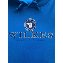 Load image into Gallery viewer, Wilkes Community College Hoodie Mens 2XL Blue Pullover Sweatshirt Academia