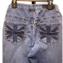 Load image into Gallery viewer, Liverpool Jeans Womens 6 Flared Union Jack Pocket Academia Preppy Lucy Bootcut