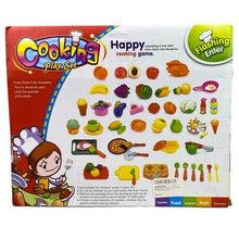 Load image into Gallery viewer, Happy Cooking Play Set Pretend Food Cutting Fruit Vegetable Kitchen Toy Kids 3+
