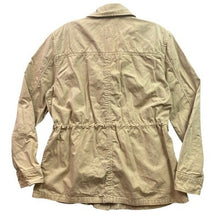 Load image into Gallery viewer, GAP Jacket Womens Small Tan Lightweight Utility Drawstring Waist