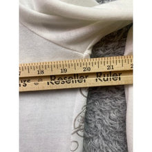 Load image into Gallery viewer, Cal Style Cardigan Womens Medium White Rayon Waterfall Embellished AOP Career