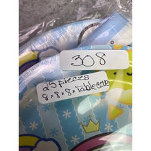 Load image into Gallery viewer, Sanrio Cinnamoroll Party Supplies Plates Napkins Table Cover Set 25 Pieces