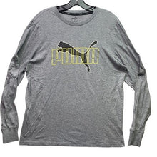 Load image into Gallery viewer, Puma Shirt Mens Large Spell Out Logo Performance Athleisure Everyday Streetwear