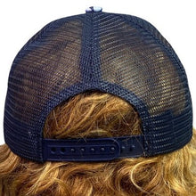 Load image into Gallery viewer, Drillers Hat Blue Camo Mesh Trucker Eagle Ops Snapback Baseball Cap Adjustable