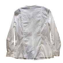 Load image into Gallery viewer, Sigrid Olsen Shirt Womens Large Ivory Button Down Mature Academia Minimalist