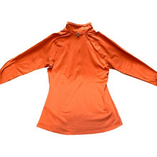 Load image into Gallery viewer, Nike Shirt Womens Small Orange Running Performance Dri Fit Half Zip Pullover