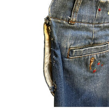 Load image into Gallery viewer, J. Crew Skirt Womens 10 Denim Mini Embroidered Heart Y2K Academia Grunge