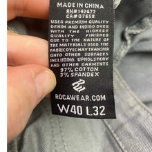 Load image into Gallery viewer, Rocawear Jeans Mens 40x32 Y2K Grunge Moto Punk Academia StreetWear