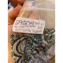 Load image into Gallery viewer, Molly Bracken Dress Womens Extra Large 50" Long High Low Maxi Festival Teal AOP