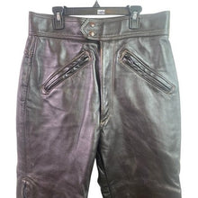 Load image into Gallery viewer, Vintage Tauber Pants Mens 30x30 Leather Motorcycle Biker Rider Protective