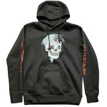 Load image into Gallery viewer, XXXTentacion Hoodie Mens Medium Black Skull Grunge Spell Out Pullover Gothcore