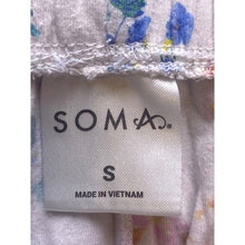 Load image into Gallery viewer, Soma Pants Women Small Bloomcore Lounge Pajama Bottoms Beige Drawstring AOP