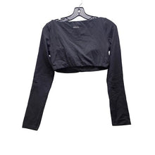 Load image into Gallery viewer, INGIA Crop Top Womens Large Black Padded Athletic Athleisure Workout Base Layer
