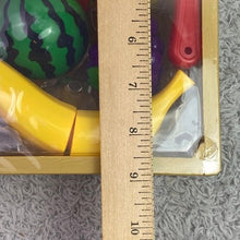 Load image into Gallery viewer, Cutting Fruit Magnetic Toy Playset Kitchen Pretend Play Sensory