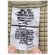 Load image into Gallery viewer, US Military Issued Shirt Mens Small Base Layer Midweight Gen III Waffle Thermal