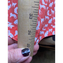 Load image into Gallery viewer, Gap Shirt Dress Womens Extra Large Cat AOP Casual Short Sleeve Coral Summer