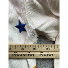Load image into Gallery viewer, Stone Row Jacket Womens Medium White Celestial Star Moon Embroidered AOP Coat