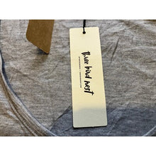 Load image into Gallery viewer, Three Bird Nest Shirt Womens Medium Heather Gray Scoop Neck Hi-Low Casual NWT