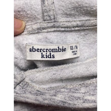 Load image into Gallery viewer, Abercrombie & Fitch Hoodie Girls 13/14 Hoodie Spell Out Bling Academia Gray