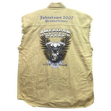 Load image into Gallery viewer, American Steel Shirt Mens Extra Large Motorcycle Grunge Sleeveless Streetwear
