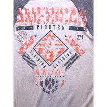 Load image into Gallery viewer, American Fighter Shirt Womens Extra Large MMA Fighting Spell Out Long Sleeve