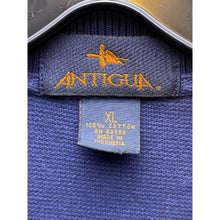 Load image into Gallery viewer, Pittsburgh Basketball Polo Shirt Mens Extra Large Navy Waffle Knit Preppy Sports