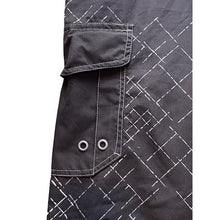 Load image into Gallery viewer, Ocean Pacific Shorts Mens 34 Embroidered Surfing Wraparound Surfing AOP Black