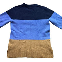 Load image into Gallery viewer, J Crew Sweater Mens Small Color Block Pullover Preppy Academia Career Office