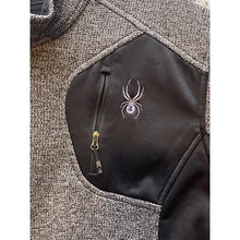 Load image into Gallery viewer, Spyder Sweater Mens 2XL Pullover 1/4 Zip Waffle Knit Fleece Outdoors Athletic