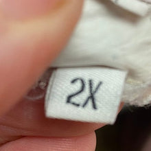 Load image into Gallery viewer, Embellished Blouse Womens 2XL 3/4 Sleeve Paisley AOP Festival Mature Career