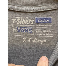 Load image into Gallery viewer, Vans Shirt Men's 2XL Gray Skater Skateboard Spellout Grunge Streetwear Outdoors