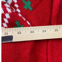 Load image into Gallery viewer, Holiday Time Sweater Mens Extra Large Ugly Christmas Cow Graphic Fair Isle