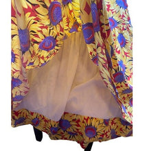 Load image into Gallery viewer, Vintage Mousefeathers Dress Girls 12 Sunflowers AOP Sleeveless Sailor Buttons