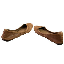 Load image into Gallery viewer, Lucky Brand Shoes Womens 6.5M Ballet Flats Brown Leather Casual Slip On Braided