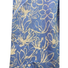 Load image into Gallery viewer, Zara Pants Womens Medium Floral AOP Costal Beachy Travel Linen Blend Bloomcore