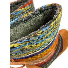 Load image into Gallery viewer, Toms Moccasin Boots Womens 6.5 Rainbow Knit Aztec Southwest Sustainable