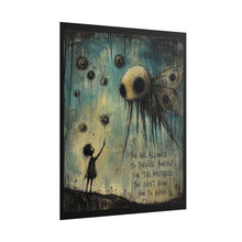 Load image into Gallery viewer, Rolled Poster — Moody Art Print with Quote: “You Are Allowed to Forgive Yourself”